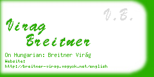 virag breitner business card